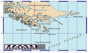 The islands around Cape Horn.