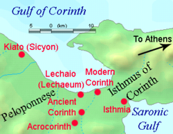 Corinth and the surrounding territory