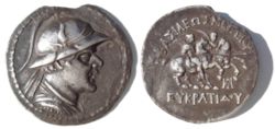 The Greco-Bactrian king Eucratides (171-145 BCE) is said to have vanquished 60,000 Indo-Greeks, before being himself defeated by Menander.