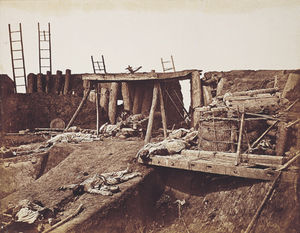 Interior of Angle of North Fort Immediately after Its Capture, 21st August, 1860