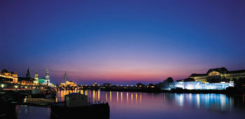 The city and the River Elbe