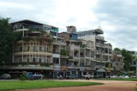 French colonial buildings in Phnom Penh