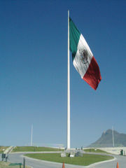 A bandera monumental in Monterrey, Nuevo León