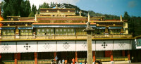 Rumtek Monastery, one of Buddhism's holiest monasteries, located on the outskirts of Gangtok.