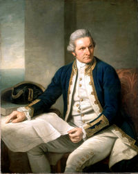 James Cook, portrait by Nathaniel Dance, c. 1775, National Maritime Museum, Greenwich