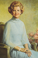 Official White House portrait of Betty Ford