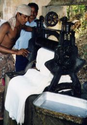 India rubber production in Goa (Salcete)