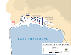 Battle of Lake Trasimene, -217.From the Department of History, United States Military Academy
