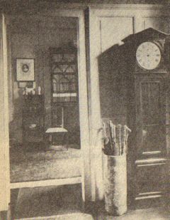 Interior view of Lamb House, James' residence from 1897 till his death in 1916. (1898)