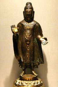 Maitreya Buddha, Northern Wei, 443 CE.