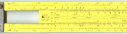 The slide rule, a basic mechanical calculator, facilitates multiplication and division.