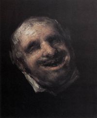 Goya's Tio Paquete, Thyssen-Bornemisza museum, Madrid (1820)