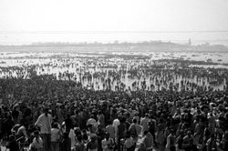 The largest religious gathering of humans in history. Around 70 million people from around the world participated in Kumbh Mela at the Hindu holy city of Prayaga, India.