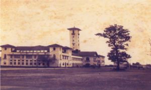 The office of the Hijli Detention Camp (photographed September 1951) served as the first academic building of IIT Kharagpur