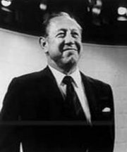 CBS Chairman William S. Paley, Aubrey's boss.