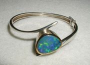 A modern opal bracelet from Australia.