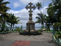 One of the crosses reputedly erected by the Apostle Thomas in Kerala.