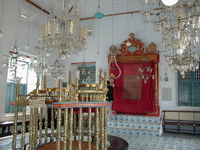 The old Jewish synagogue in Kochi