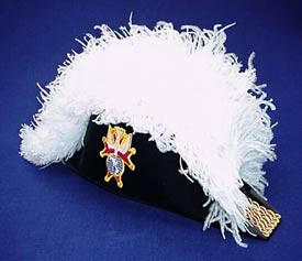 A Knights of Columbus Fourth Degree Chapeau