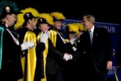 George W. Bush greets Fourth Degree Knights at the 122nd Annual Convention.