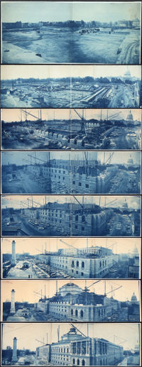 Construction of the Thomas Jefferson Building, from July 8, 1888 to May 15, 1894.