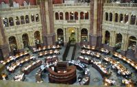 Library of Congress reading room.