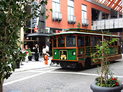 The Toonerville II Trolleys provide transportation throughout Louisville's downtown and Bardstown Road districts.