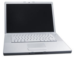 The MacBook Pro is the first Mac notebook to use an Intel processor.  It was released at Macworld 2006.