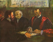 An image of a 1901 examination in the faculty of medicine.