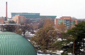 The South Campus skyline.
