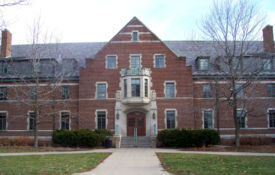 Snyder-Phillips Hall was built in 1947. The building is currently being expanded to make room for a new residential college.