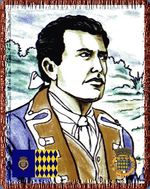 Captain Antonio de los Reyes Correa,  militia commander and national hero