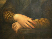 Detail of the hands
