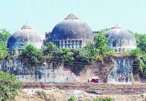 Babri Mosque, India  destroyed by Hindu extremists in December 1992