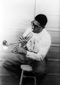 Bebop pioneer Dizzy Gillespie 