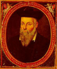 Nostradamus original portrait by his son Cesar