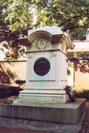 Edgar Allan Poe's grave, Baltimore, MD.