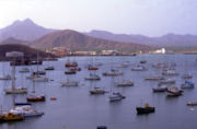 Porto Grande, the harbour of Mindelo, Sao Vicente Island