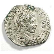 A coin commissioned by Elagabalus, bearing his likeness.