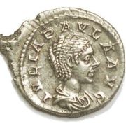 Coin issued in the name of Julia Cornelia Paula, first wife of Elagabalus.