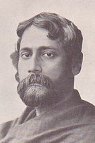 A photo of Tagore taken in either 1905 or 1906, by fellow Bengali poet Sukumar Ray.