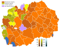 Ethnic groups in the Republic of Macedonia, according to the 2002 census