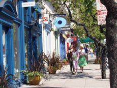 Boutiques along Fillmore Street in Pacific Heights