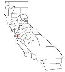 Location of San Jose, California