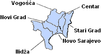 The Greater Sarajevo region.