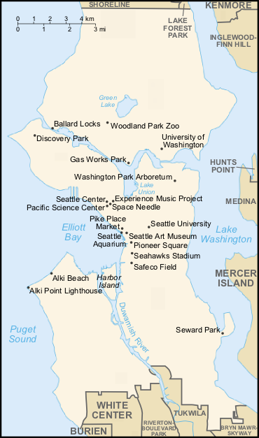 Map of Seattle