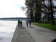 Green Lake Park, popular among runners, contains a 2.8 mile trail circling the lake.