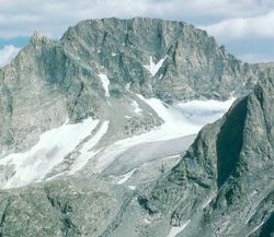 Gannett Peak is the highest mountain in Wyoming and the forest