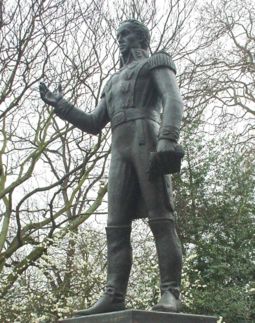 Statue of Simón Bolívar in Belgrave Square, London