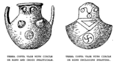 Two owl-like vases from Schliemann's book Ilios